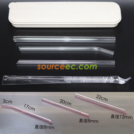 客製化尖頭玻璃吸管禮品