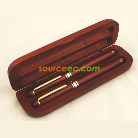 木製廣告筆盒