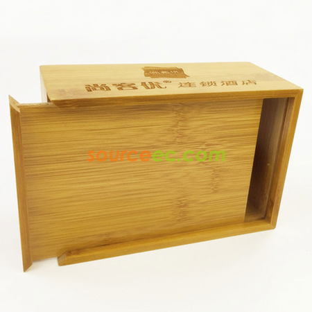 客製化大號楠竹紙巾盒禮品