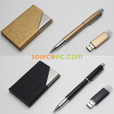客製化商務USB套裝三件套禮品