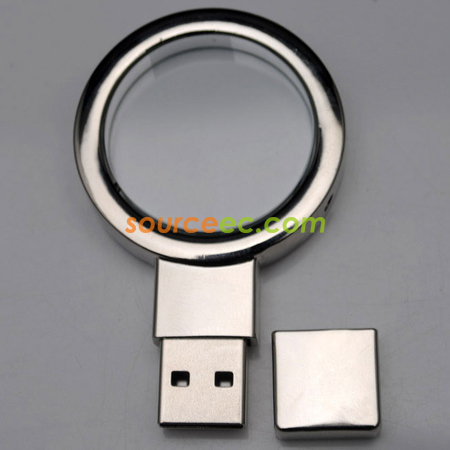 客製化水晶金屬USB隨身碟禮品