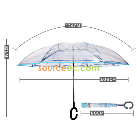 客製化透明反向傘禮品