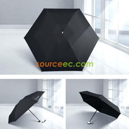 客製化折疊黑膠迷你雨傘禮品