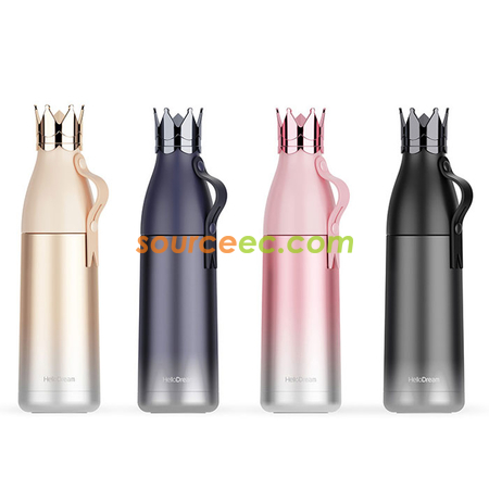 客製化350ML 皇冠不鏽鋼保溫杯禮品