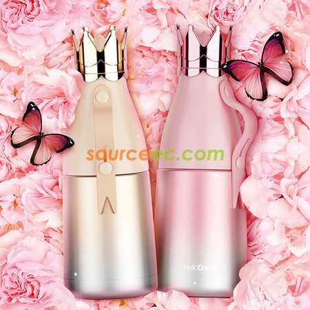 客製化350ML 皇冠不鏽鋼保溫杯禮品