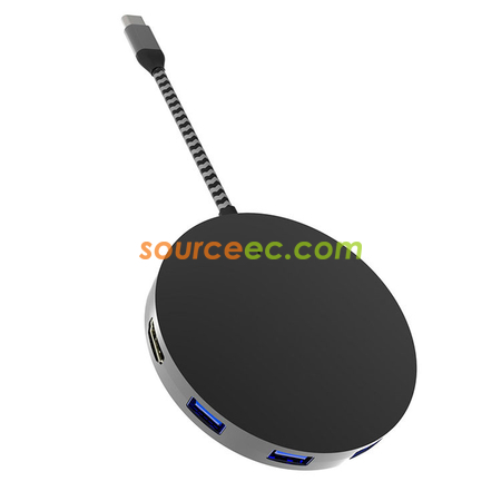 客製化八合一無線充電器帶分線器禮品