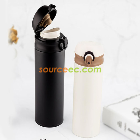 客製化500ML 彈跳蓋不銹鋼保溫杯禮品