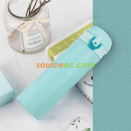 客製化500ML 彈跳蓋不銹鋼保溫杯禮品