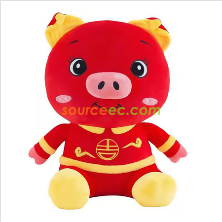 客製化吉祥小豬玩具禮品