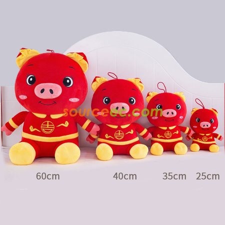 客製化吉祥小豬玩具禮品
