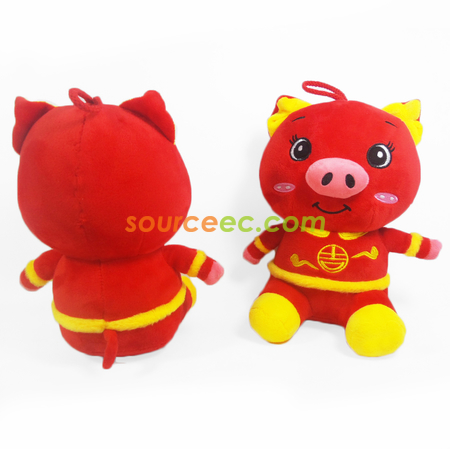 客製化吉祥小豬玩具禮品