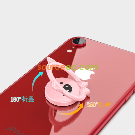 客製化小豬手機指環禮品
