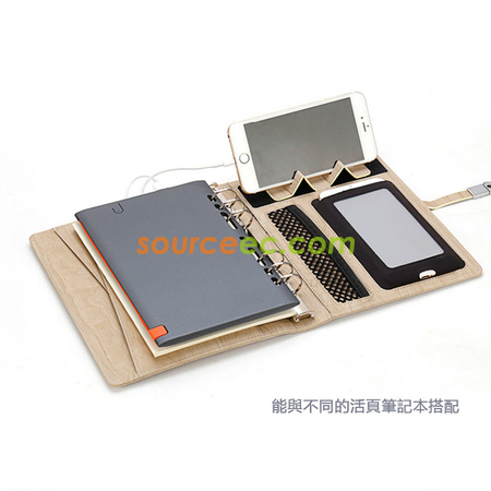 客製化超薄活頁行動電源禮品