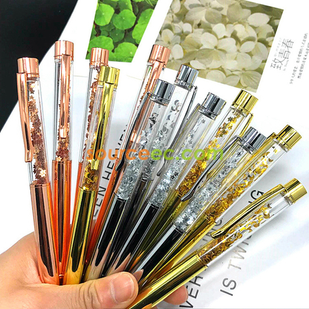 客製化入油星星月亮金屬筆禮品