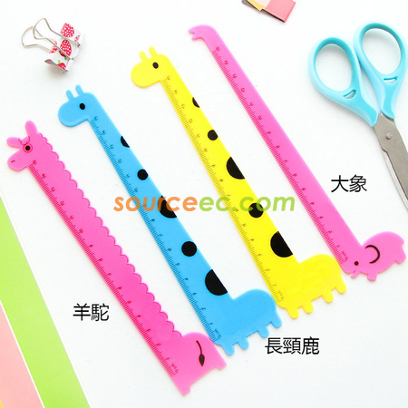 客製化可愛動物直尺禮品