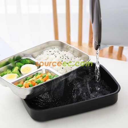 客製化多格不鏽鋼飯盒（帶餐具）禮品