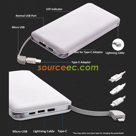 客製化8000mAh行動電源禮品