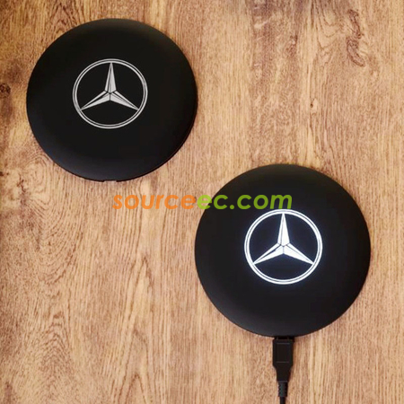 客製化發光logo無線充電器禮品