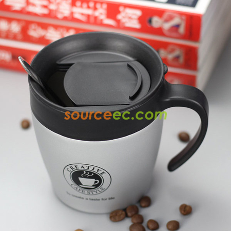 客製化330ML 不銹鋼帶手柄保溫杯禮品