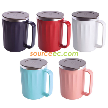 客製化400ML 不銹鋼帶手柄保溫杯禮品