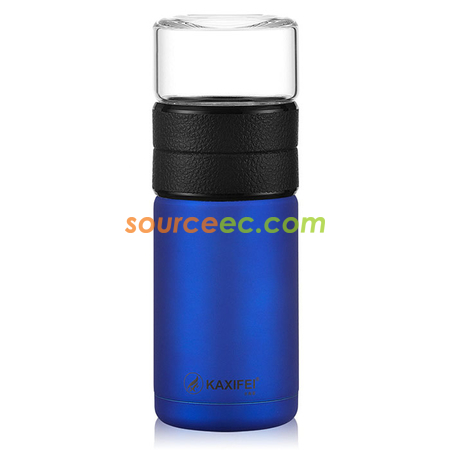 客製化600ML 便攜式茶水分離客製化保溫杯禮品