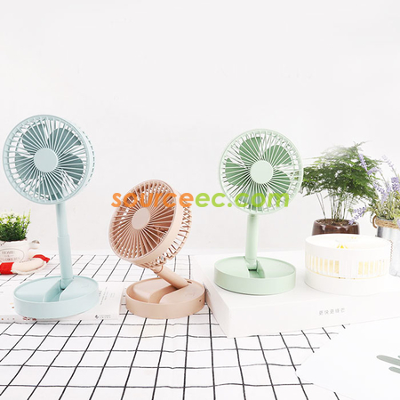 客製化收納式折疊充電風扇禮品