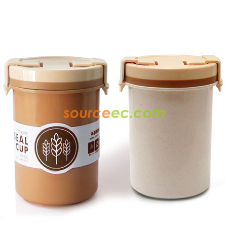 600ML  小麥秸稈纖維湯壺