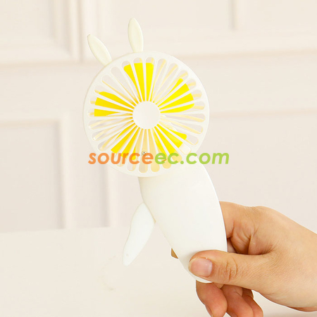 客製化夏日卡通手壓電風扇禮品