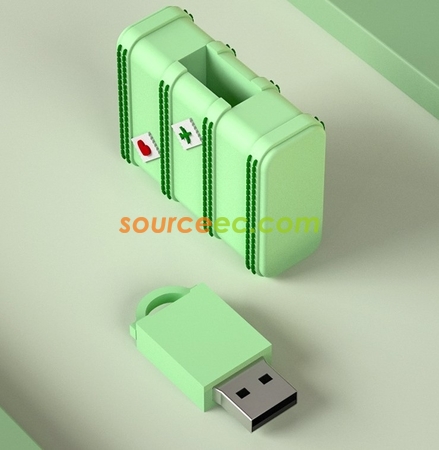 客製化時尚手提旅行包USB隨身碟禮品