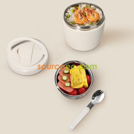客製化1000ML 真空組合式便當盒禮品