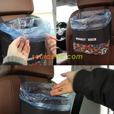 客製化迷你小掛式車載收納桶禮品