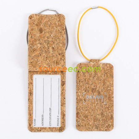 客製化PU軟木行李牌禮品