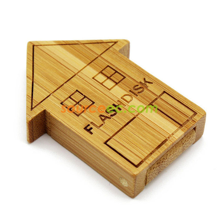 客製化木房子USB隨身碟禮品