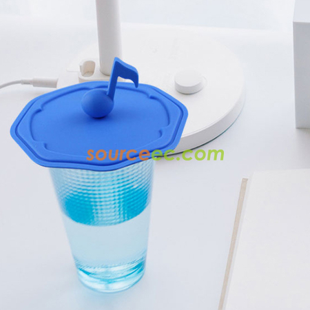 客製化音樂音符矽膠杯蓋禮品