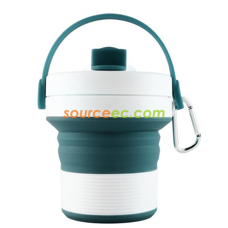 客製化450ML 折疊矽膠咖啡杯禮品