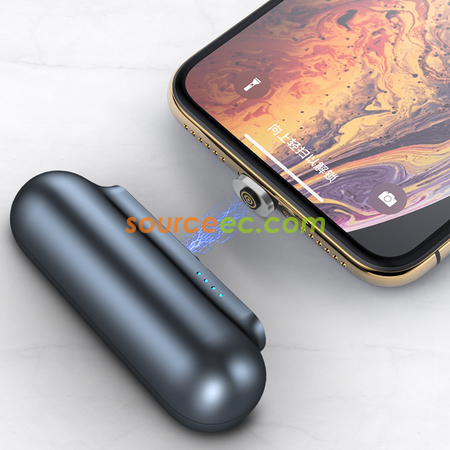 客製化磁吸膠囊移動電源禮品