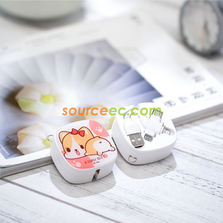 客製化3合1伸縮數據線禮品