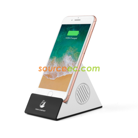 客製化帶音箱無線充手機支架禮品