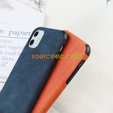 客製化復古皮質手機殼禮品