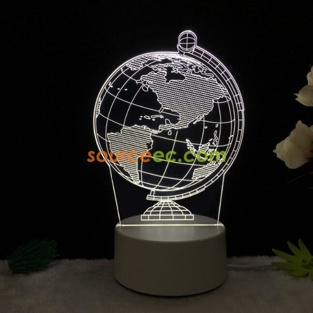 客製化led亞克力立體臺燈禮品