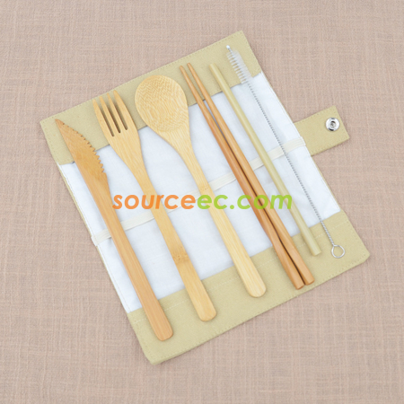 客製化環保袋竹製餐具套裝 禮品
