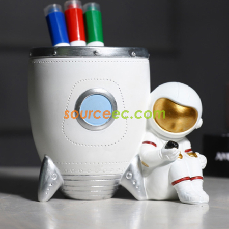 客製化可愛太空人筆筒禮品