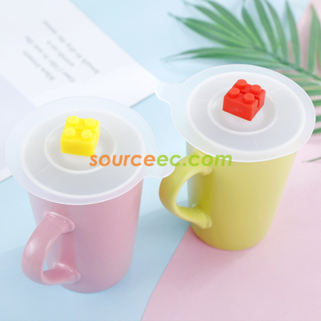 客製化積木矽膠杯蓋禮品