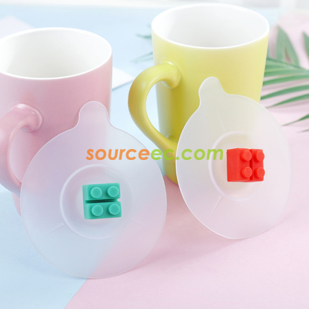 客製化積木矽膠杯蓋禮品