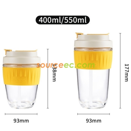 客製化創意雙飲玻璃杯禮品