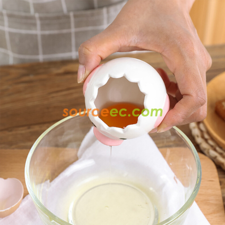 客製化可愛卡通陶瓷分蛋器禮品