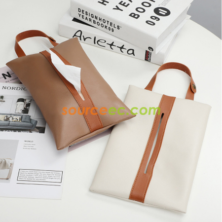 客製化皮製紙巾袋禮品