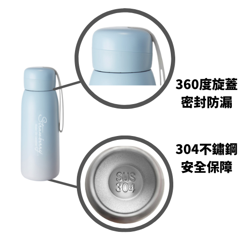 客製化304不銹鋼漸層客製化保溫杯禮品