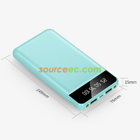 客製化超薄數顯行動電源禮品