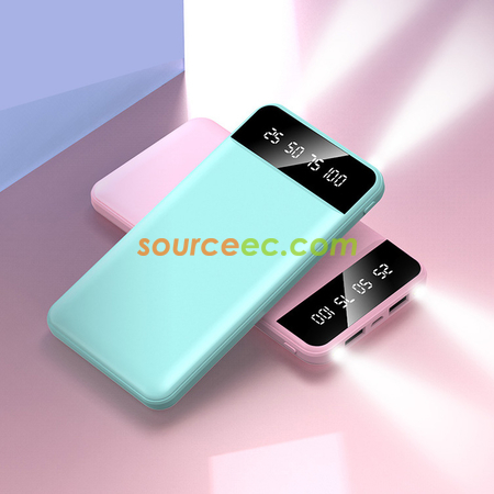 客製化超薄數顯行動電源禮品
